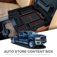 Car Center Console Organizer Storage Box Interior Armrest Storage Box for Dodge RAM 1500 2500 3500 2019-2021