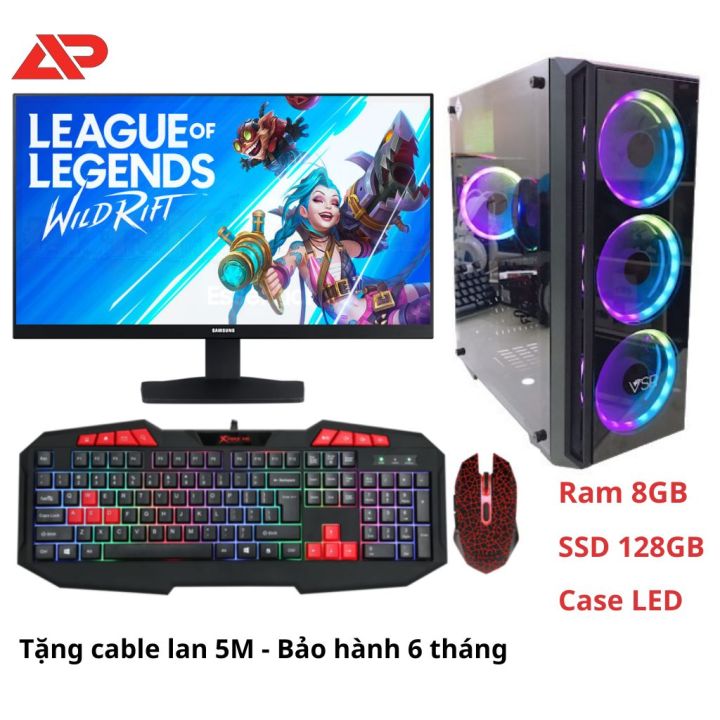 Bộ Máy Tính Cf-H81 Ram 8Gb Ssd 120Gb Case Led | Lazada.Vn