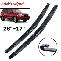 Wiper Front Hybrid Wiper Blades For Subaru Forester SJ 2012 - 2018 Windshield Windscreen Window Car Rain Brushes 26"+17"