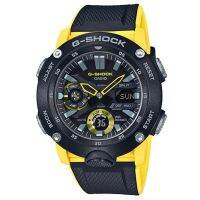 Casio G-Shock คาร์บอน Core Guard โครงสร้างสีดำสีเหลืองเรซิ่นผู้ชายนาฬิกา GA-2000-1A9DR GA-2000-1A9 GA2000-1A9สำหรับ Unisex