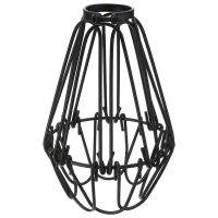 โคมไฟกรงลวดแบบปรับได้,2 Pack Metal Bird Cage Bulb Guard Island Pendant Lighting Fixture Drop Lamp Holder