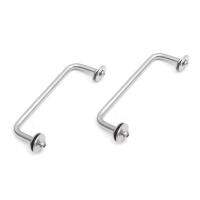 2PCS Scuba Diving SS316 Rail Sidemount Plate Silver BCD Hanging Board Handle Diving Equipment