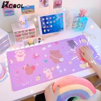 （A LOVABLE） KawaiiPad GirlStudent Table Pad Surface For The MousePad Student Desk MatFlower Strawberry Mat