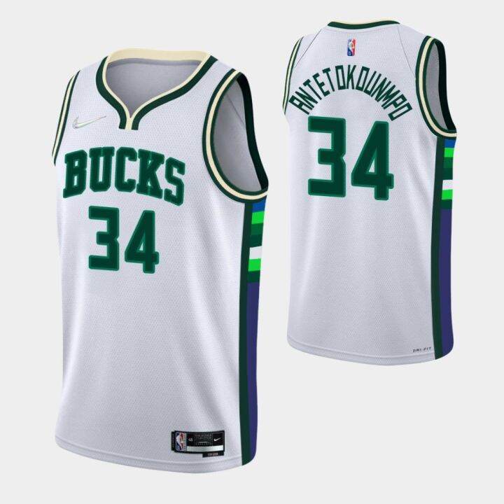 Giannis Antetokounmpo NBA Jersey Milwaukee Bucks Sleeveless jersey ...