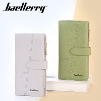 Baellerry New Ladies Purse Leather Patchwork Long Multi-Card Pu Hand Bag Coin Purse Mobile Phone Bag Wholesale