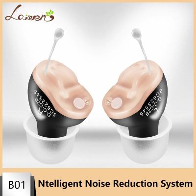 ZZOOI Hearing Aid CIC Invisible Hearing Aids Best Mini Sound Amplifier Device Portable Protect Hearing Intelligently for Hearing Loss
