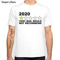 2020 One Star Very Bad Would Not Recommend Funny 2020 Essential T-Shirt Terrible Year T-Shirt Funny Men Tops Sarcastic Unisex