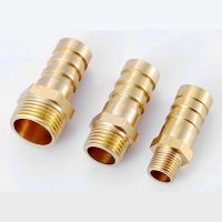 2pcs Brass Male Thread Connector G1/8 1/4 3/8 To 6 12mm Pagoda Irrigation Water Pump Joint Pipe Adapter Fitting For Garden