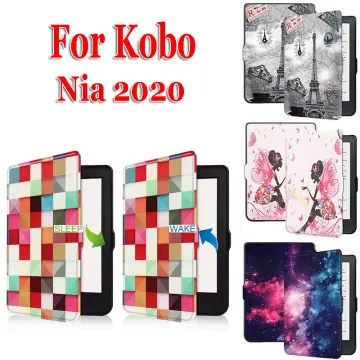 Magnetic Case for Kobo Nia PU Smart Cover Ereader Skin Shell Funda