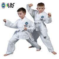 2022 New Adult Male Female Kids White Cotton Taekwondo Uniform ITF Approved Taekwondo Student Uniform Taekwondo Equipment Dobok