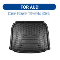 สำหรับ AUDI A1 A3 A4 A4L A5 A6 A6L Q7 Q5 Q3รถด้านหลัง Trunk Boot Mat เสื่อชั้น Anti โคลนพรม Cargo กันน้ำ