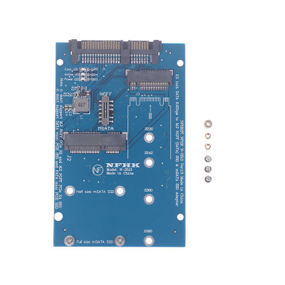 UNI RonnieWEN 2 NGFF MSATA SSD เป็น SATA 3.0อะแดปเตอร์2 In 1การ์ดแปลงสำหรับแล็ปท็อปพีซีหนึ่งขนาด