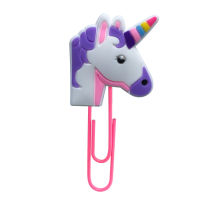 100pcs Unicorn Bookmarks Animal Paper Clips Stationery for Teacher Students School Office Supply Page Holder for Girls Kids Gift