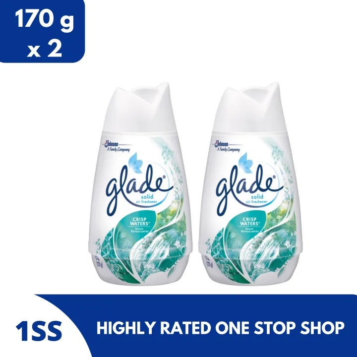 Glade Solid Air Freshener Crisp Waters Scent, 170g set of 2 Lazada PH