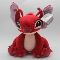 {Lizi ของตกแต่งบ้านตุ๊กตา Lilo Stitch ดิสนีย์35Cm,ตุ๊กตาหนานุ่มอะนิเมะสีแดงนุ่มน่ารักหมอนตุ๊กตาของขวัญวันเกิดเด็ก Hiasan Mobil ห้อง