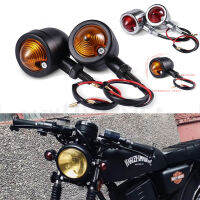 ไฟเลี้ยวรถจักรยานยนต์สำหรับ Harley Copter Cruiser Honda Suzuki Yamaha Shadow Universal 12V R สัญญาณ Lamp