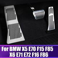 Untuk E70 X6 X5รถ BMW ที่เหยียบ F15 F16 F85 F86 Bantalan เหยียบ Mobil Bar เหยียบ Bahki แป้นเพนัทเริ่มต้นอลูมิเนียม