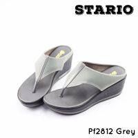 Mindy Store รุ่น PF2812 รองเท้าเพื่อสุขภาพ รองเท้าแฟชั่นผู้หญิง รองเท้าแบรนด์แท้ STARIO รองเท้าแตะ รองเท้าผู้หญิง รองเท้าพียู ใส่นุ่มสบาย