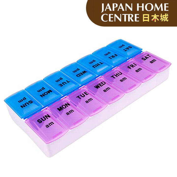 TwiceADay Weekly Pill Organizer [Japan Home] Lazada PH