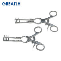 สแตนเลสหัวกลม Self-Retaining Retractor ปรับ Retractor Orthopaedics Veterinary Surgical Instruments 1Pcs