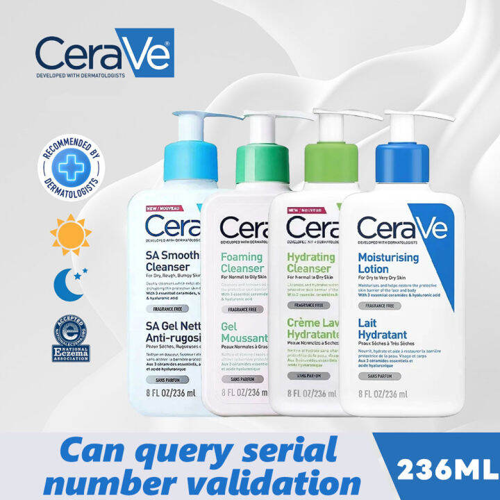 【100% LEGIT Onhand】Cerave Cleanser SA Smoothing/Foaming Cleanser ...