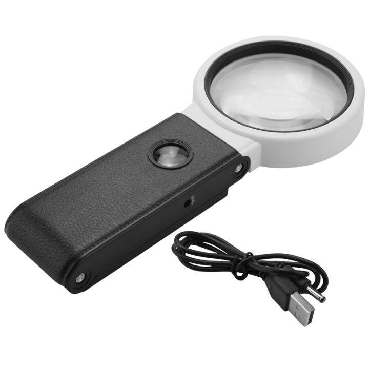 Magnifying Glass with Light, 3.5X 25X Magnification with LED