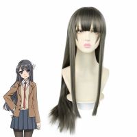 วิกผมคอสเพลย์ Sakurajima Mai Rascal Does Not Dream of Bunny Girl Senpai สีเทา wgh