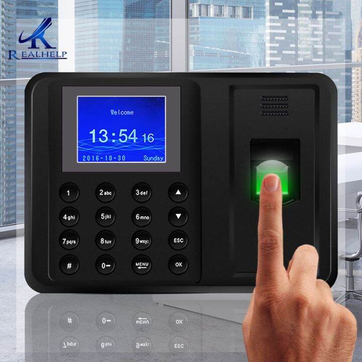 Portuguese Usb Biometric Fingerprint Attendance Machine No Software 