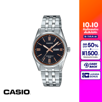 CASIO นาฬิกาข้อมือ CASIO รุ่น LTP-1335D-1A2VDF  วัสดุสเตนเลสสตีล สีดำ