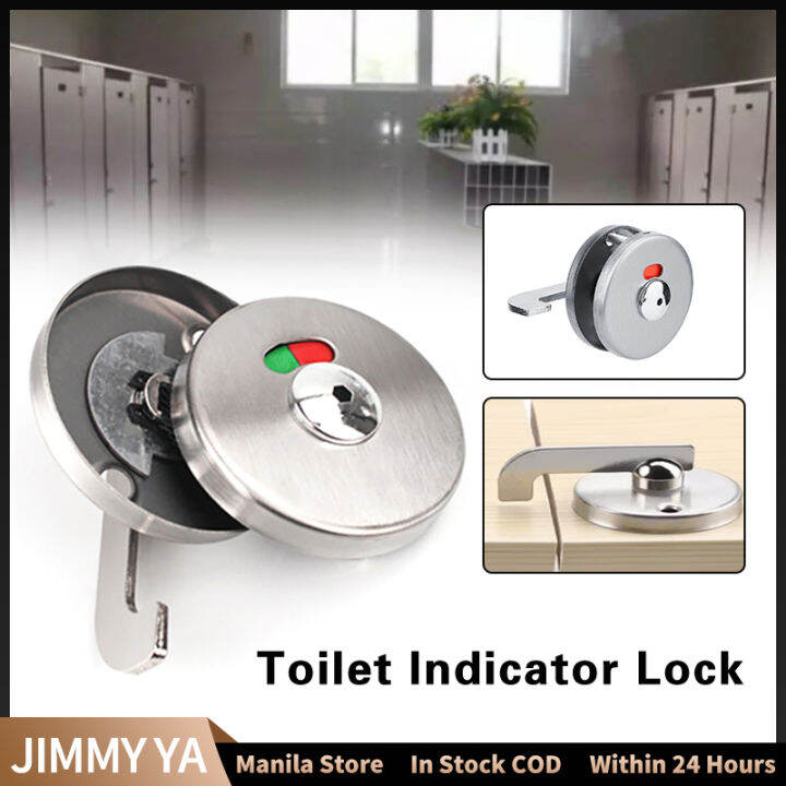 Public Toilet Partition Lock Privacy Area Indicator Lock For Bathroom