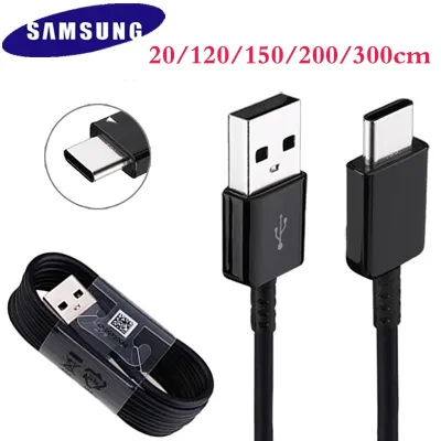 20cm/150cm/300cm USB 3.1 TYPE-C Fast Charging Data Cable For Samsung Galaxy A52 A32 A22 A21s A51 A71 S21 S20 S10 S9 S8 Plus M13