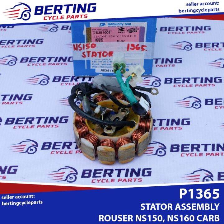STATOR ASSEMBLY Rouser NS150 NS160 Carb Type Genuine JE351009 Lazada PH