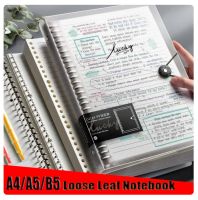 ไดอารี่ A5 B5 A4ตัวยึดใบหลวมใสสมุดบันทึกแกนในปกสมุดโน้ตสมุดวางแผนงานวารสารอุปกรณ์เครื่องเขียนสำนักงาน