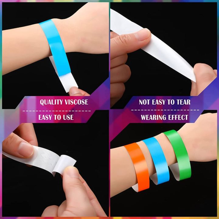 600pcs-waterproof-hand-bands-neon-wrist-bands-for-events-concert-wristbands-adhesive-wristbands-for-party