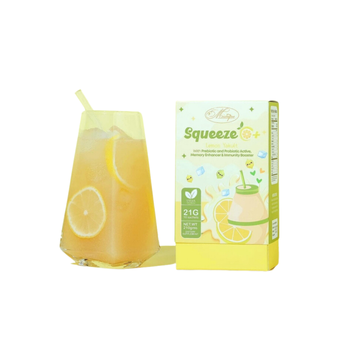 Lemon Squeeze C+ Yakult by Mystique Healthy Juice Drink With Prebiotic