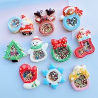 20Pcs น่ารัก Mini Shining Christmas Series แบนกลับเรซิ่น Cabochons Scrapbooking DIY เครื่องประดับหัตถกรรมตกแต่ง Accessorie F68