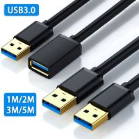 2PCS 5M USB3.0 Extension Cable for Smart TV PS4 Xbox One SSD USB to USB Cable Extender Data Cord Mini USB3.0 2.0 Extension Cable