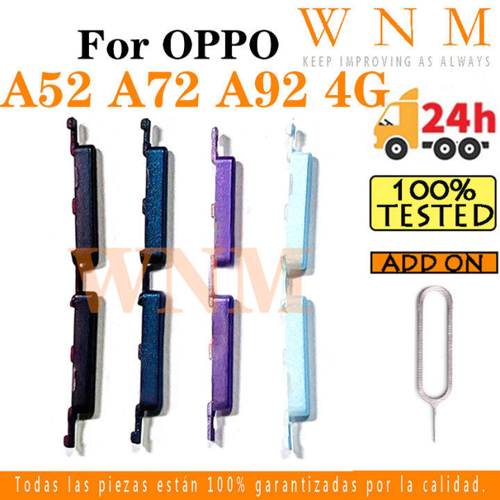 SORAKA Custodia Per OPPO A72/A52 Con Anello Metallico E Supporto Magnetico - Paraurti TPU E Cover Rigida PC, Nero
