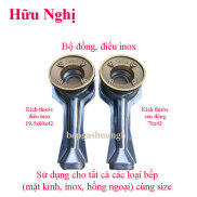 Bộ điếu inox sen đồng VN loại 2 sử dụng cho các dòng bếp mặt kính mặt inox