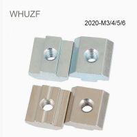 50pcs 2020S T Nut M3 M4 M5 M6 T Block Square nuts 20S T-Track Sliding Hammer Nut for Fastener Aluminum Profile 2020 Series Hand Tool Parts Accessories