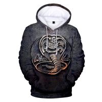 Sudaderas con capucha de Cobra Kai para hombre y mujer, ropa de calle de gran tamaño con estampado 3D, moda informal Popular, Otoño, 2023