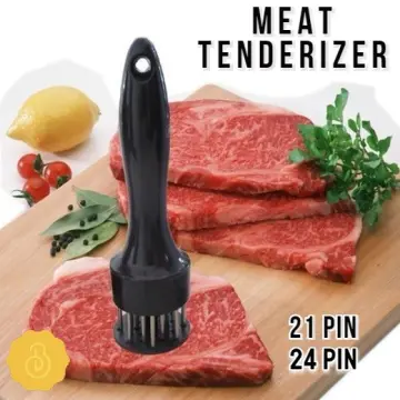 Stainless Steel Meat Tenderizer Needle 21 Pin Steak BBQ Kitchen Cooking  Tool US