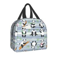 ℡✺ Cute Panda Bear Lunch Box Women Leakproof Cartoon Animal Thermal Cooler Food Insulated Lunch Bag School Children Student