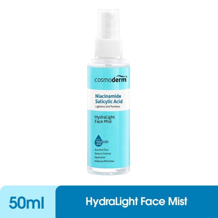 COSMODERM Niacinamide HydraLight Face Mist 50ml Lazada