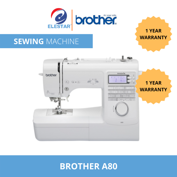 BROTHER A80 Portable Sewing Machine Lazada