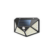 100 LED Solar Lights Outdoor Lighting Lamp Powered Sunlight Waterproof PIR Motion Sensor Street LED Light for Garden Decoration