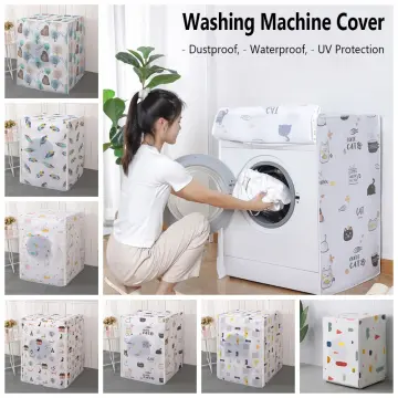 Automatic Washing Machine Cover Waterproof Sun-proof Dustproof Front  Loading Top Load Washing Machine Protector Household Items