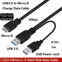 USB 3.0 Micro Cable USB 3.0 A to Micro B Charger Cable Compatible with Samsung Galaxy S5 Note 3 Note Pro Camera Hard Drive 5Gbps