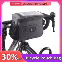 5L Bicycle Bag Bike Front Frame Pouch Top Tube Handlebar Touch Screen Storage Pannier Shoulder Bags Cycling Bicycle Accessories