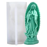 1 PCS 3D Goddess Silicone Molds for Wax Candle Craft Angel Shaped Molds Used for DIY